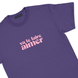t-shirt violet va te faire aimer