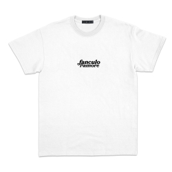 T-Shirt blanc Fanculo L'amore FAUBOURG 54 HOMME