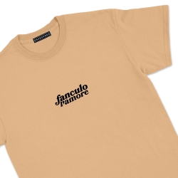 T-Shirt camel Fanculo L'amore FAUBOURG 54 HOMME
