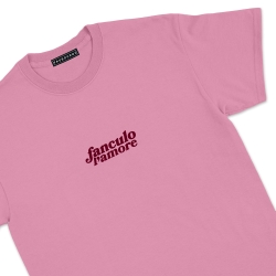 T-Shirt rose Fanculo L'amore FAUBOURG 54 HOMME