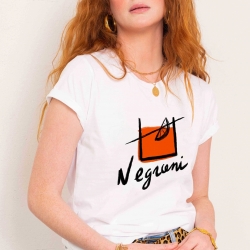 T-shirt Blanc Negroni