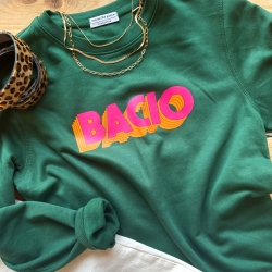 Sweat vert bouteille Bacio