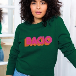 Sweat vert bouteille Bacio