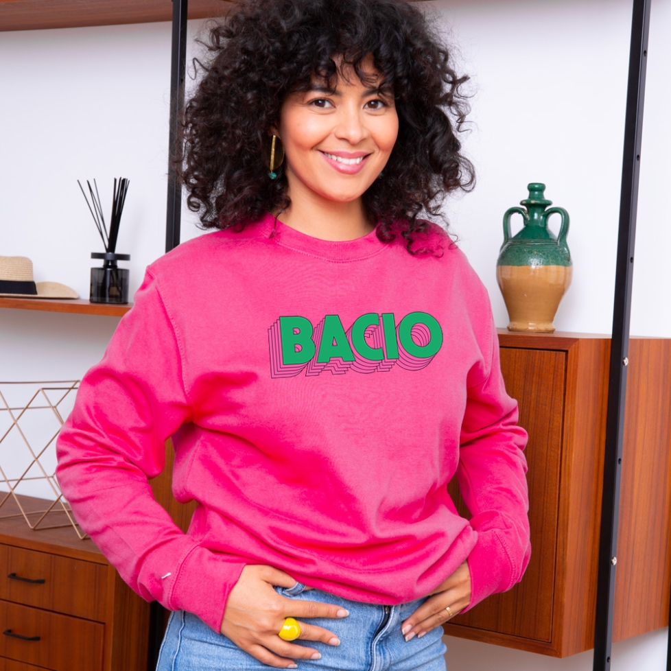 Sweat fuchsia Bacio