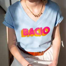 T-shirt Col V Bacio