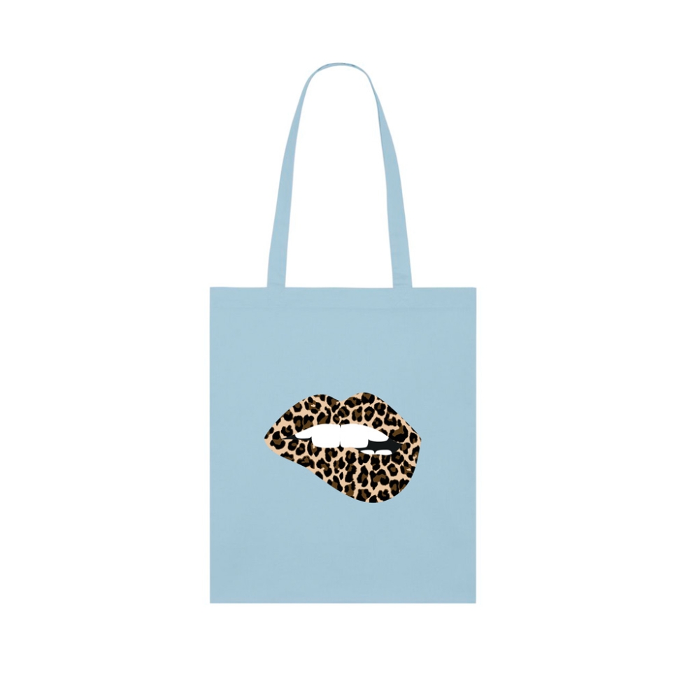 Tote bag bouche léopard Martina