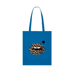 Tote bag bouche léopard Cindy