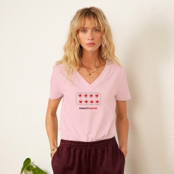 T-shirt col v Paracetamour