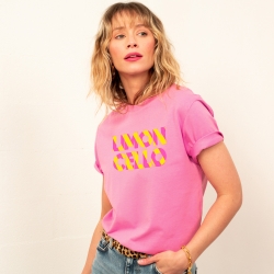 T-shirt Rose Limone Rigato