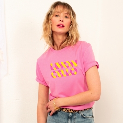 T-shirt Rose Limone Rigato
