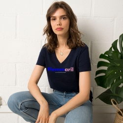 T-shirt Col V Flemmaril