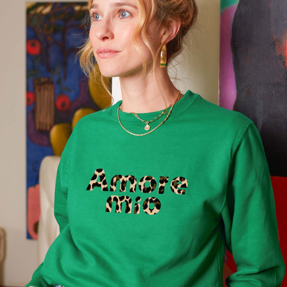 T-shirt Vert Mon Amour