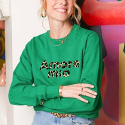 T-shirt Vert Mon Amour