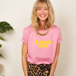 T-shirt Rose Mon Amour