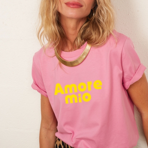T-shirt Rose Mon Amour