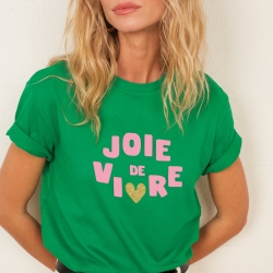 T-shirt vert joie de vivre