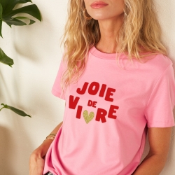 T-shirt Rose joie de vivre