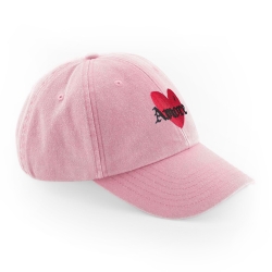Casquette denim amore addict