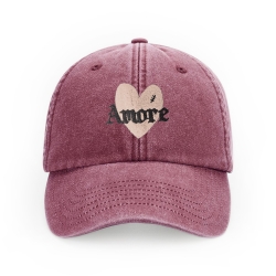 Casquette denim amore addict