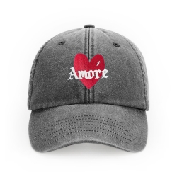 Casquette denim amore addict