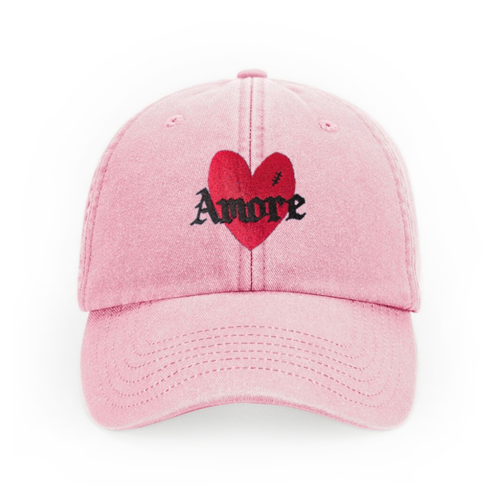 Casquette denim amore addict