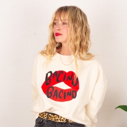 Sweat Boxy Crème Bacino by TrendyEmma