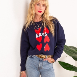 Sweat Boxy Navy Eros
