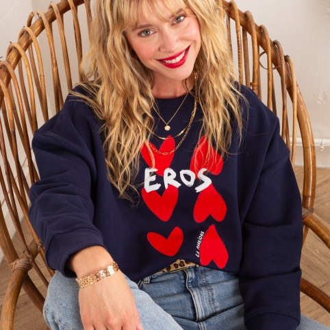 Sweat Boxy Navy Eros
