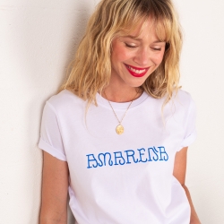 T-shirt Blanc Amarena by TrendyEmma