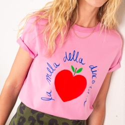 T-shirt Rose La Mela Della Discordia