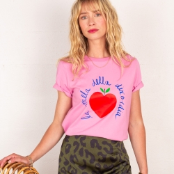 T-shirt Rose La Mela Della Discordia