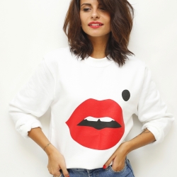 Sweat-Shirt blanc Cindy Sweat-Shirt blanc Cindy