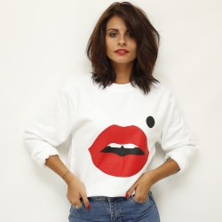 Sweat-Shirt blanc Cindy Sweat-Shirt blanc Cindy