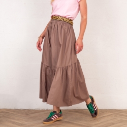 Jupe Zélia Kaki / Taupe