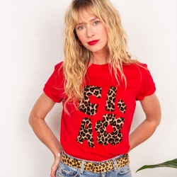 T-shirt Ciao Fiore Léopard