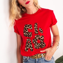T-shirt Ciao Fiore Léopard