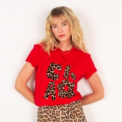 T-shirt Ciao Fiore Léopard