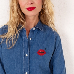 Chemise Denim Foncé Cindy