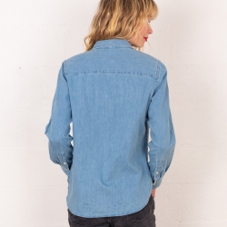 Chemise Denim Clair Bouche Cindy