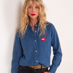 Chemise Denim Foncé Martina Loves