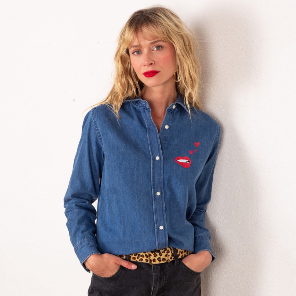Chemise Denim Foncé Martina Loves