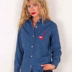 Chemise Denim Foncé Martina Loves