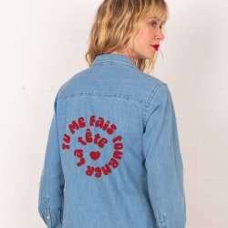 Chemise Denim Clair Mon Tourbillon à Moi