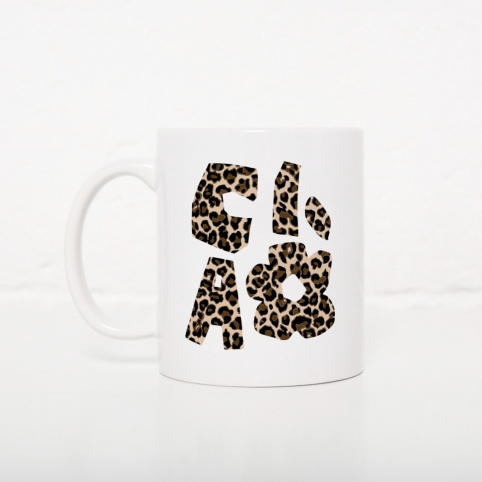 Tasse Ciao Fiore Léopard