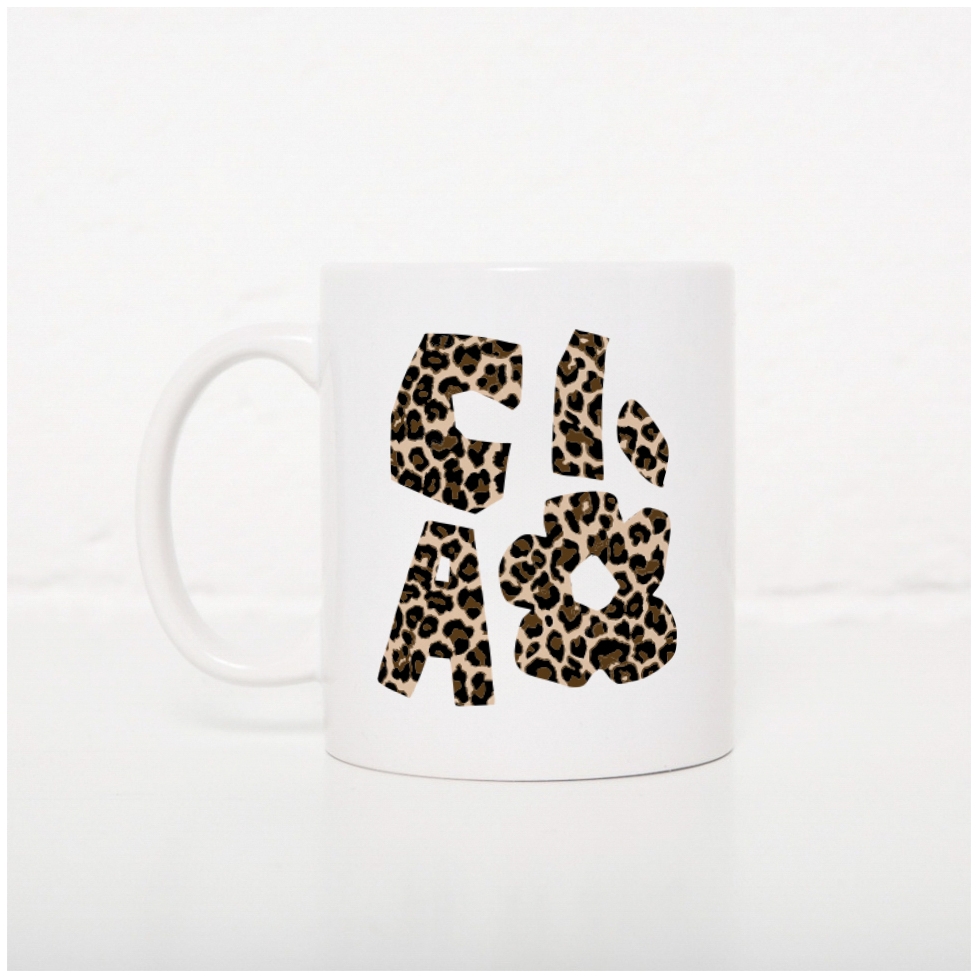 Tasse Ciao Fiore Léopard
