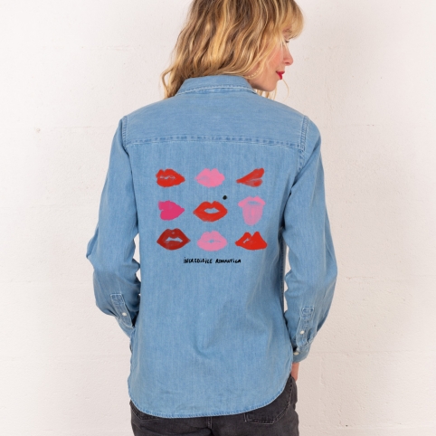 Chemise Denim Clair Incredibile Romantica collection FESTIVAL