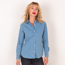 Chemise Denim Clair Incredibile Romantica