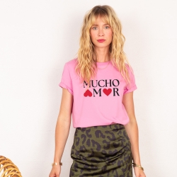 T-shirt Rose Mucho Amor