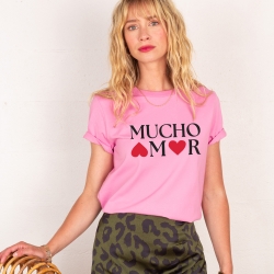 T-shirt Rose Mucho Amor