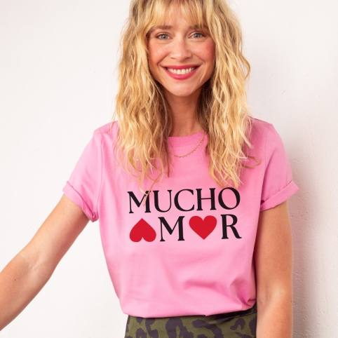 T-shirt Rose Mucho Amor